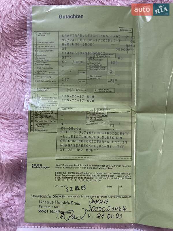 Мотоцикл Классік Hyosung GT 2000 в Чернівцях