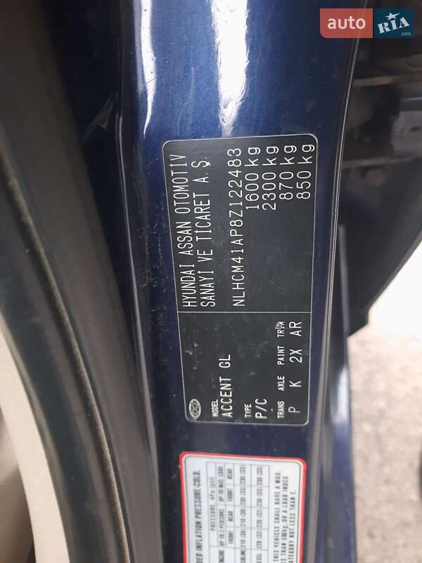 Седан Hyundai Accent 2008 в Вінниці фото 13 Седан Hyundai Accent 2008 в Вінниці