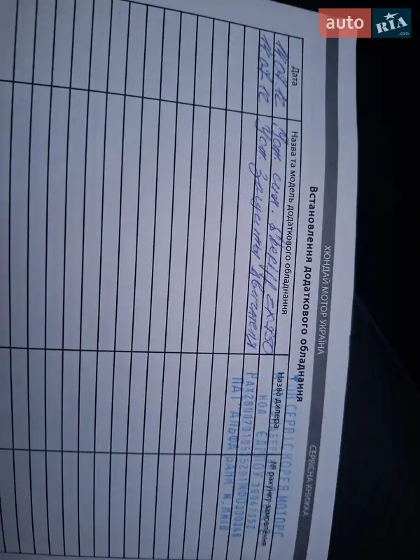 Седан Hyundai Accent 2012 в Києві документ 2 фото Седан Hyundai Accent 2012 в Києві документ