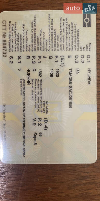 Універсал Hyundai i30 2011 в Дніпрі