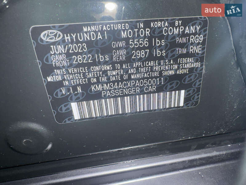 Фастбек Hyundai Ioniq 6 2023 в Львові фото 14 Фастбек Hyundai Ioniq 6 2023 в Львові