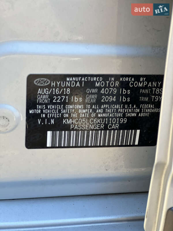 Хэтчбек Hyundai Ioniq 2018 в Одессе