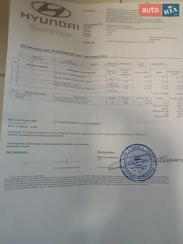 Хэтчбек Hyundai Ioniq 2016 в Киеве документ