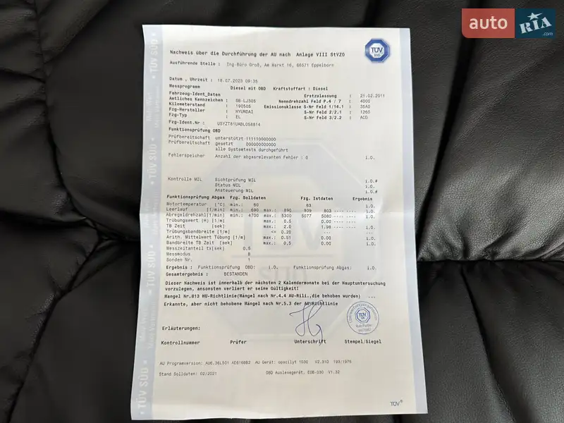 Позашляховик / Кросовер Hyundai ix35 2010 в Сумах документ