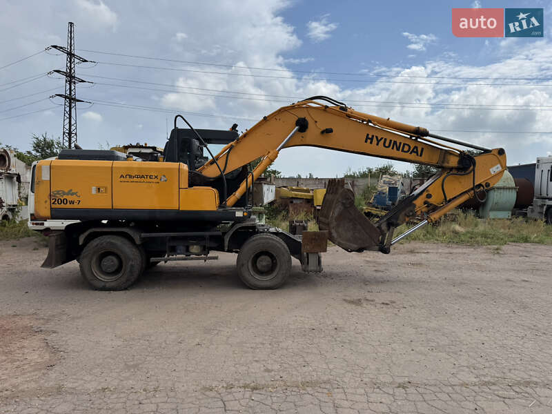 Колесный экскаватор Hyundai R 200-W7 2008 в Кривом Роге фото 3 Колесный экскаватор Hyundai R 200-W7 2008 в Кривом Роге