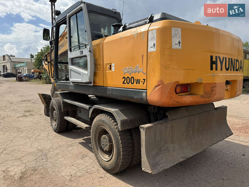 Колесный экскаватор Hyundai R 200-W7 2008 в Кривом Роге фото 7 Колесный экскаватор Hyundai R 200-W7 2008 в Кривом Роге