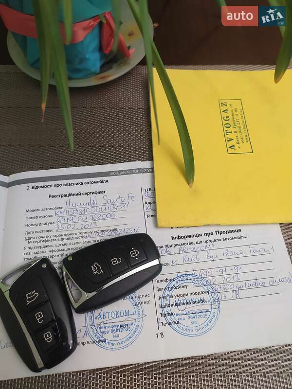 Внедорожник / Кроссовер Hyundai Santa FE 2013 в Киеве