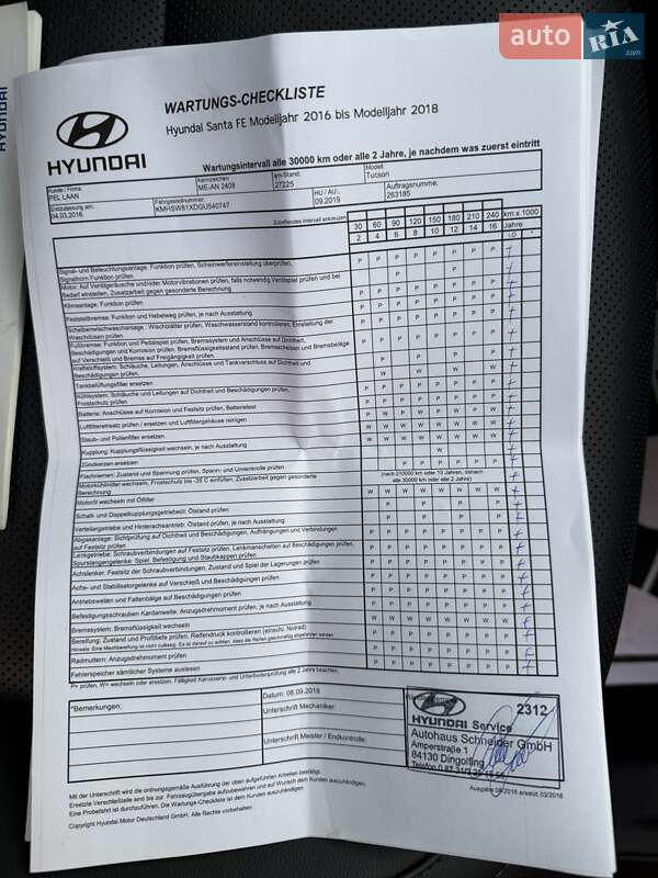Внедорожник / Кроссовер Hyundai Santa FE 2016 в Гнивани