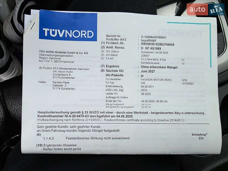 Внедорожник / Кроссовер Hyundai Santa FE 2011 в Луцке