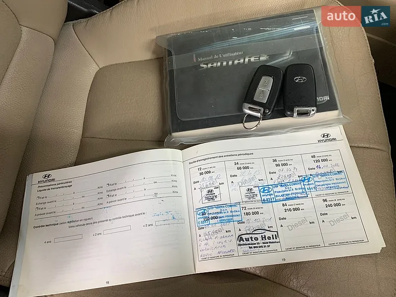 Внедорожник / Кроссовер Hyundai Santa FE 2011 в Ровно документ