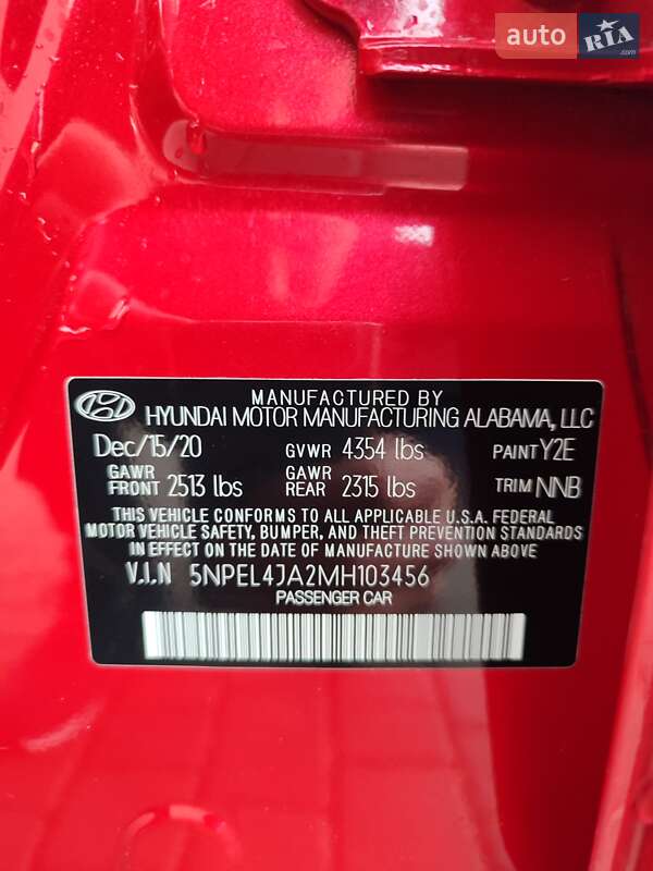 Седан Hyundai Sonata 2020 в Одесі