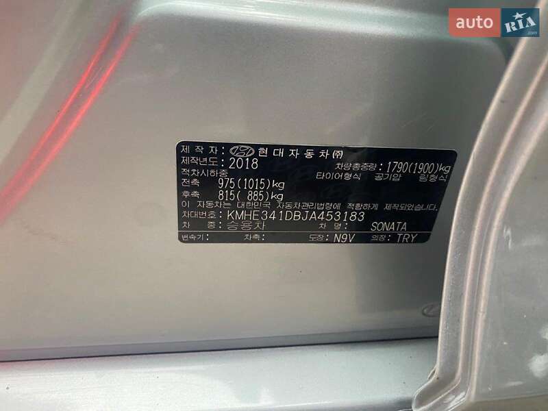 Седан Hyundai Sonata 2018 в Киеве фото 4 Седан Hyundai Sonata 2018 в Киеве