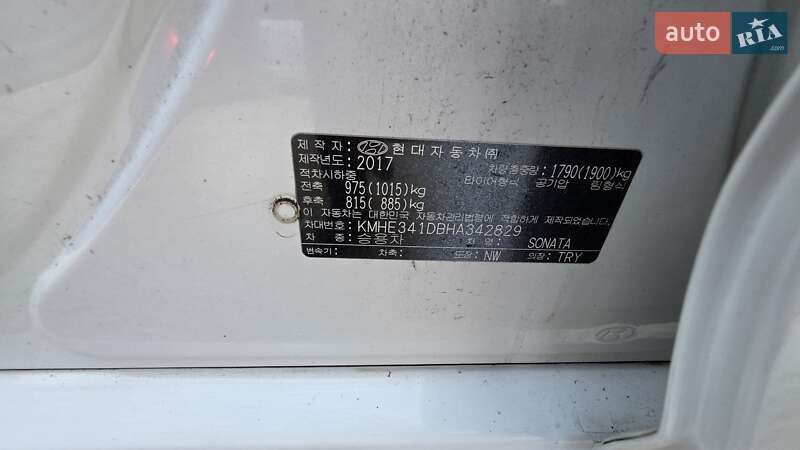 Седан Hyundai Sonata 2017 в Киеве фото 8 Седан Hyundai Sonata 2017 в Киеве