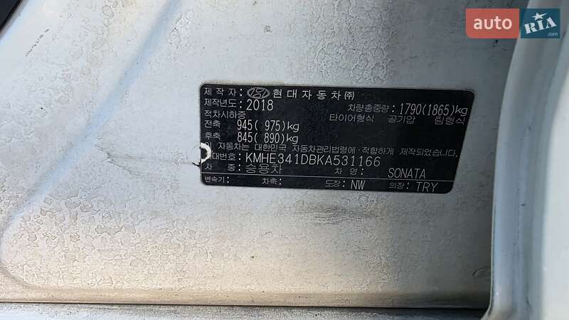 Седан Hyundai Sonata 2018 в Києві