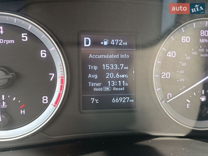 Седан Hyundai Sonata 2017 в Львові