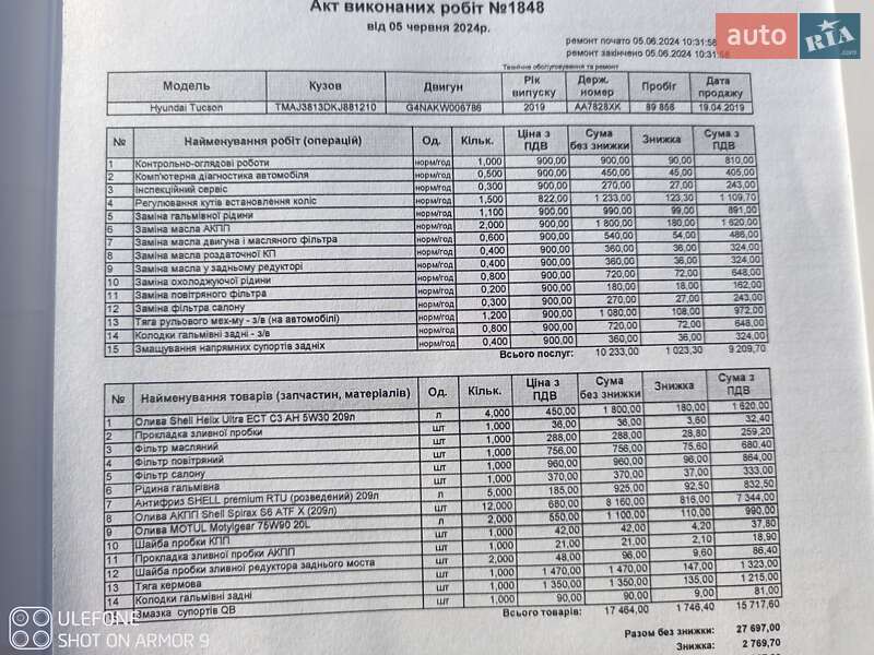 Позашляховик / Кросовер Hyundai Tucson 2019 в Києві
