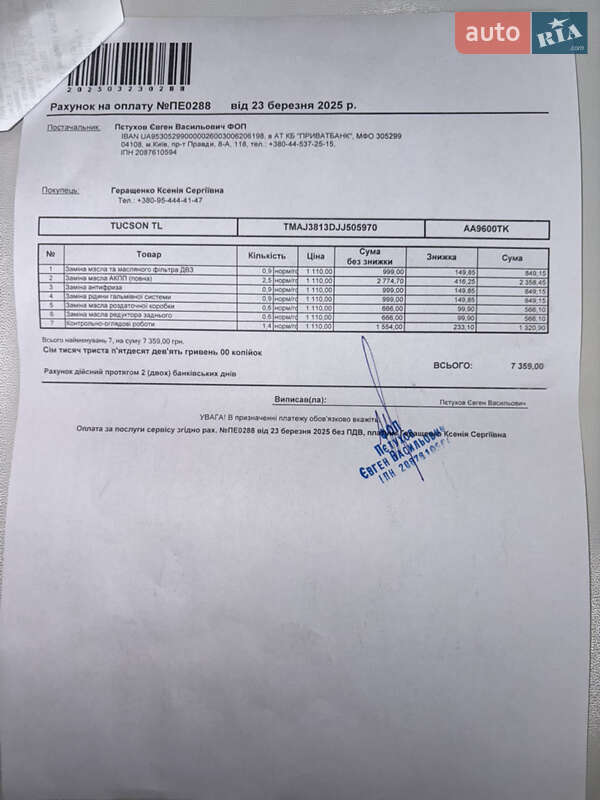 Внедорожник / Кроссовер Hyundai Tucson 2017 в Киеве