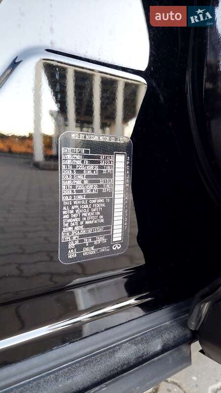 Внедорожник / Кроссовер Infiniti QX50 2018 в Бродах