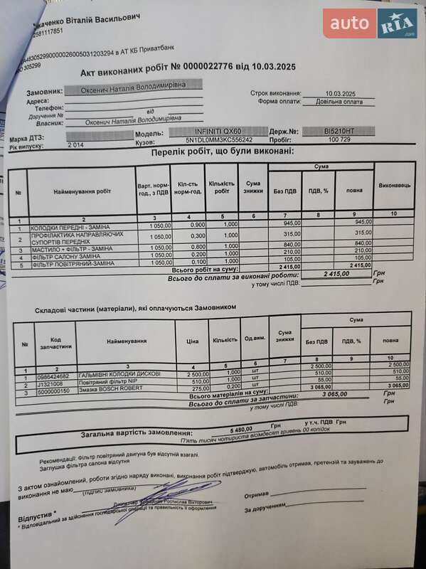 Внедорожник / Кроссовер Infiniti QX60 2018 в Полтаве