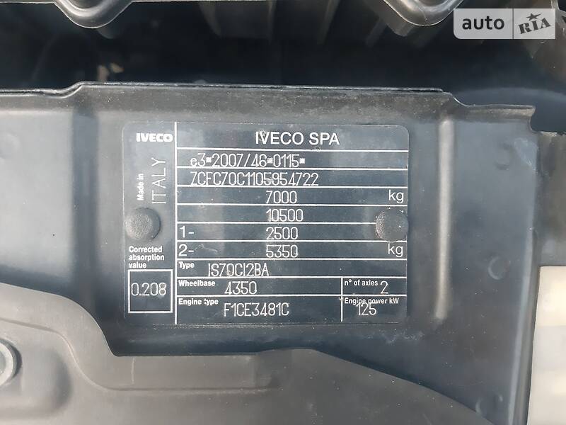 Шасси Iveco Daily 2013 в Дубно