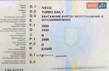 Грузовой фургон Iveco Daily 2009 в 