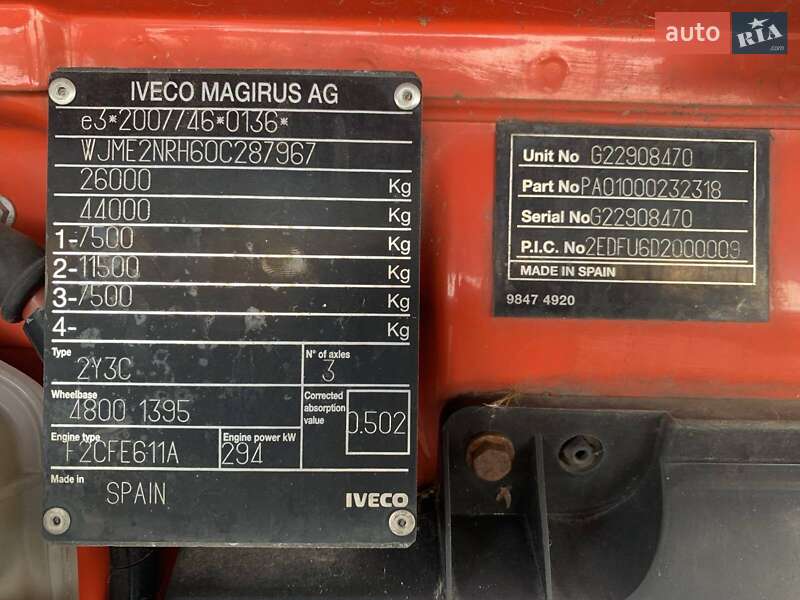 Рефрижератор Iveco Stralis 2014 в Києві