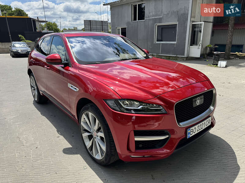 Внедорожник / Кроссовер Jaguar F-Pace 2018 в Тернополе