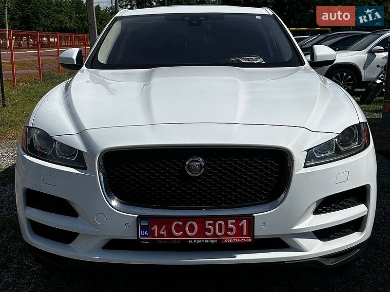 2017 Jaguar F-Pace, VIN SADCJ2BN9HA090791:plate — фото 1 (autoria)