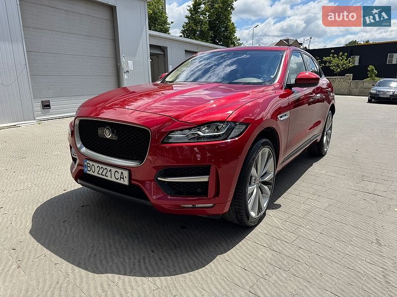 Внедорожник / Кроссовер Jaguar F-Pace 2018 в Тернополе