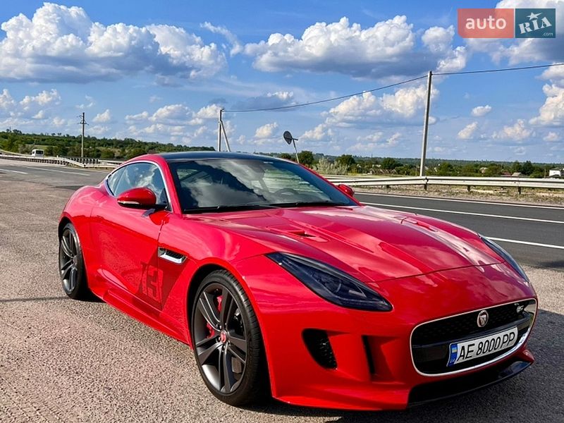 Купе Jaguar F-Type 2016 в Днепре