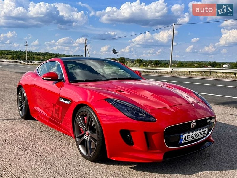 Купе Jaguar F-Type 2016 в Днепре