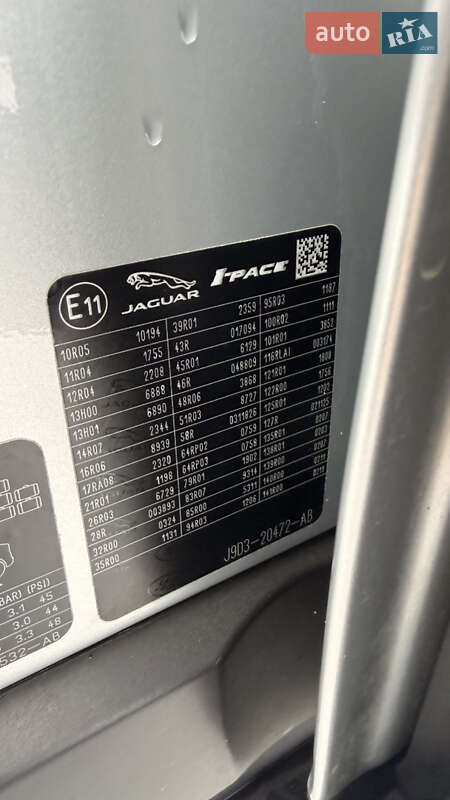 Позашляховик / Кросовер Jaguar I-Pace 2019 в Львові