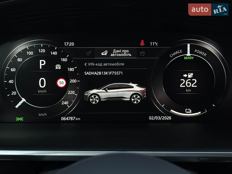 Внедорожник / Кроссовер Jaguar I-Pace 2019 в Луцке