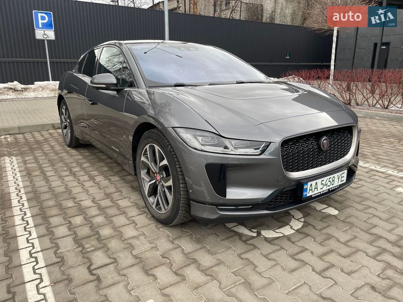 2018 Jaguar I-Pace, VIN SADHA2B11K1F62740:plate — фото 1 (autoria)