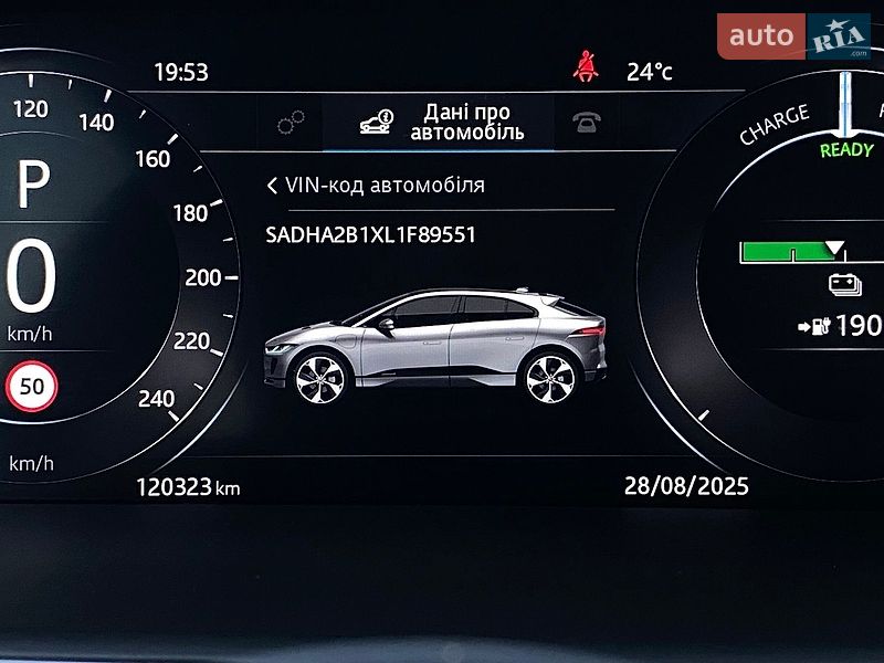 Внедорожник / Кроссовер Jaguar I-Pace 2019 в Львове