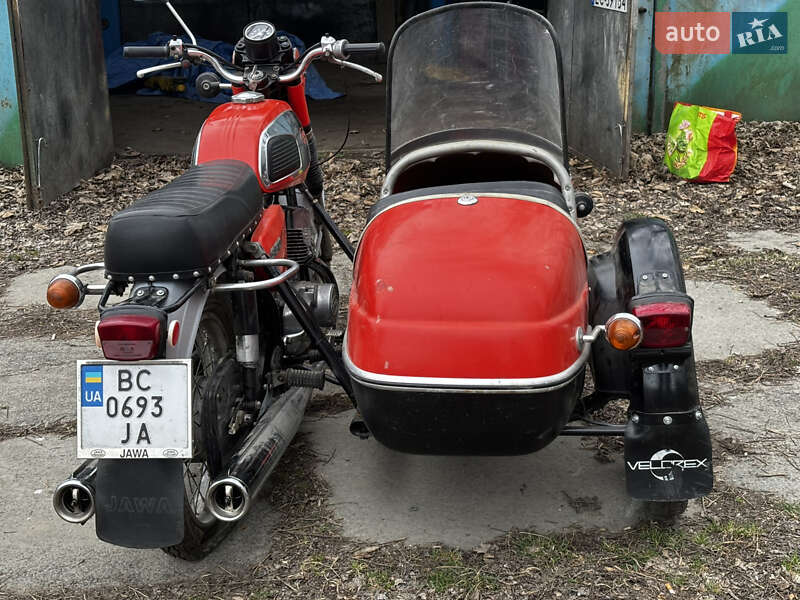 Мотоцикл з коляскою Jawa 350 1979 в Стрию