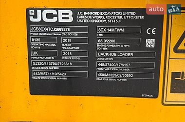 Экскаватор погрузчик JCB 3CX 2018 в Виноградове