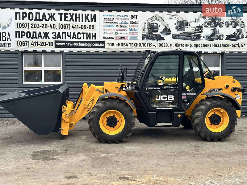 Телескопический погрузчик JCB 531-70 2019 в Житомире