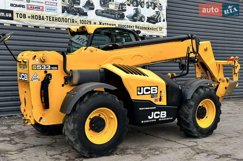 Телескопический погрузчик JCB 533-105 2017 в Житомире