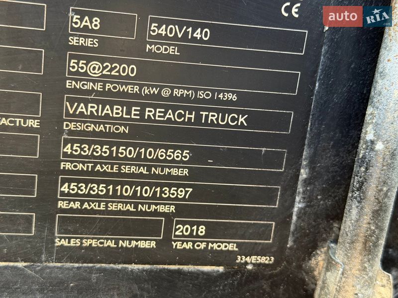 Телескопический погрузчик JCB 540-140 2018 в Луцке