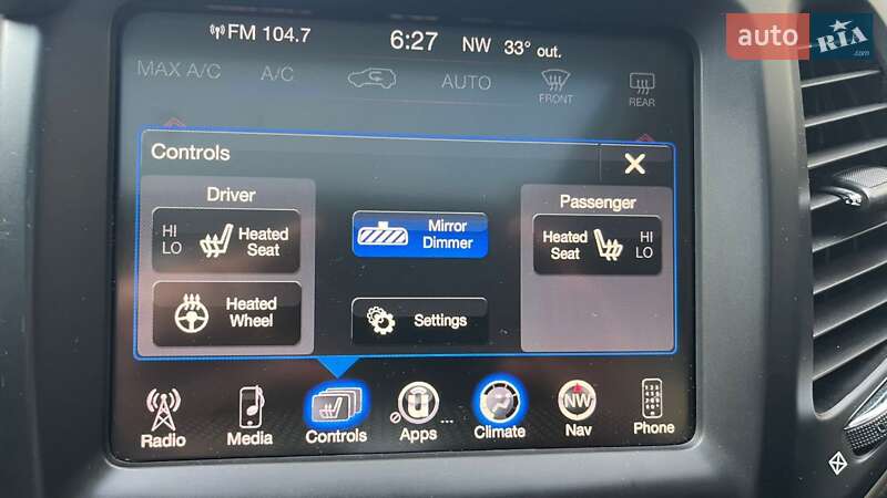 Внедорожник / Кроссовер Jeep Cherokee 2016 в Ужгороде
