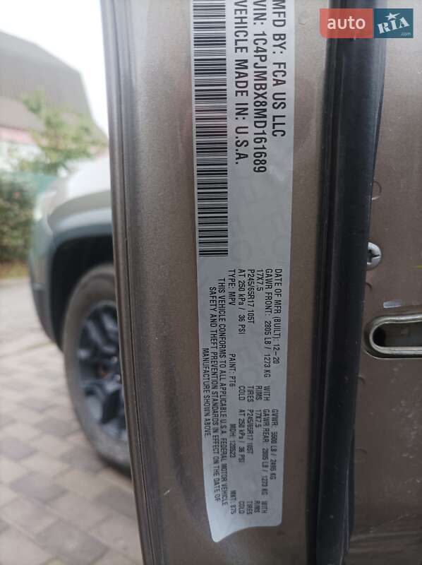 Позашляховик / Кросовер Jeep Cherokee 2020 в Гостомелі фото 26 Позашляховик / Кросовер Jeep Cherokee 2020 в Гостомелі