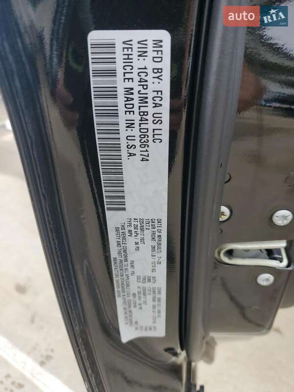 Позашляховик / Кросовер Jeep Cherokee 2020 в Львові фото 12 Позашляховик / Кросовер Jeep Cherokee 2020 в Львові