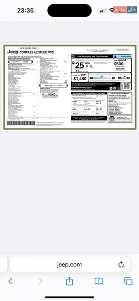 Внедорожник / Кроссовер Jeep Compass 2018 в Хмельницком