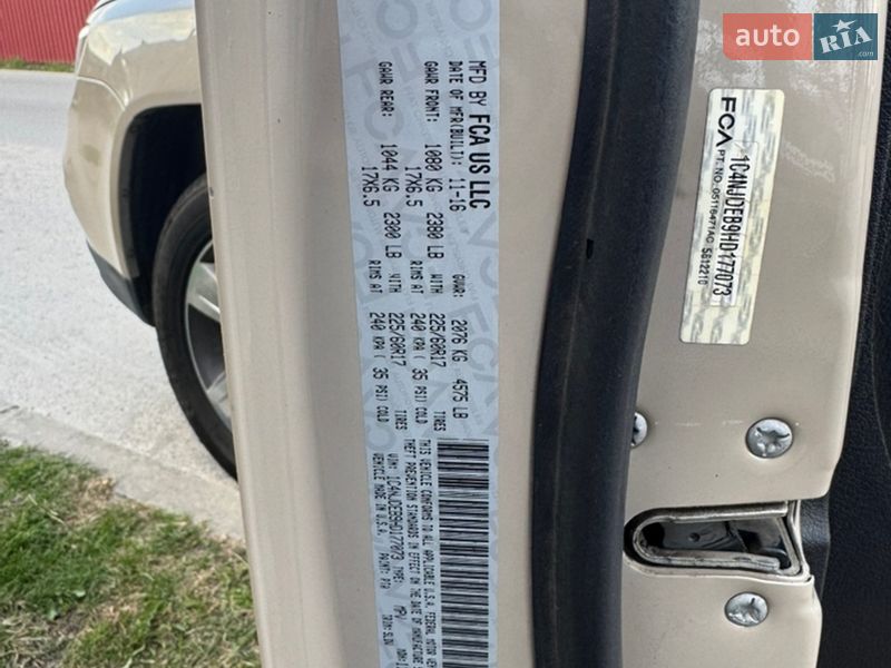 Позашляховик / Кросовер Jeep Compass 2016 в Святопетрівське фото 16 Позашляховик / Кросовер Jeep Compass 2016 в Святопетрівське