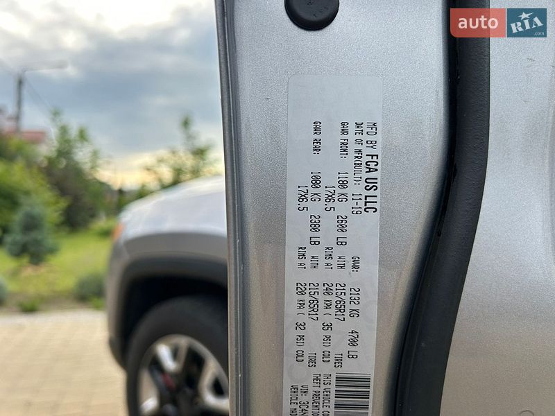 Внедорожник / Кроссовер Jeep Compass 2019 в Ровно