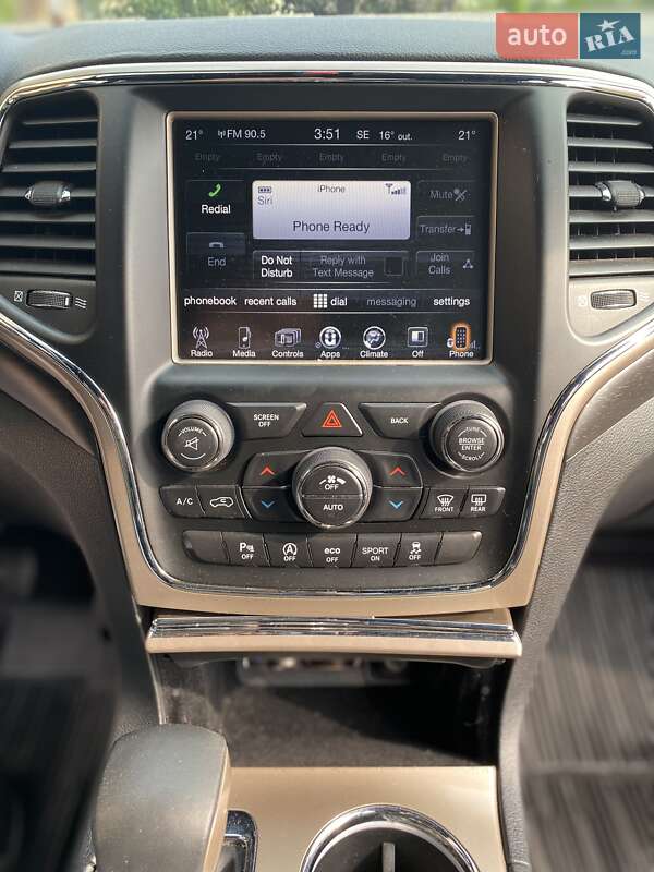 Внедорожник / Кроссовер Jeep Grand Cherokee 2016 в Виннице