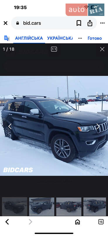 Позашляховик / Кросовер Jeep Grand Cherokee 2018 в Броварах