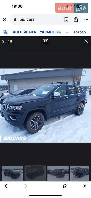 Позашляховик / Кросовер Jeep Grand Cherokee 2018 в Броварах