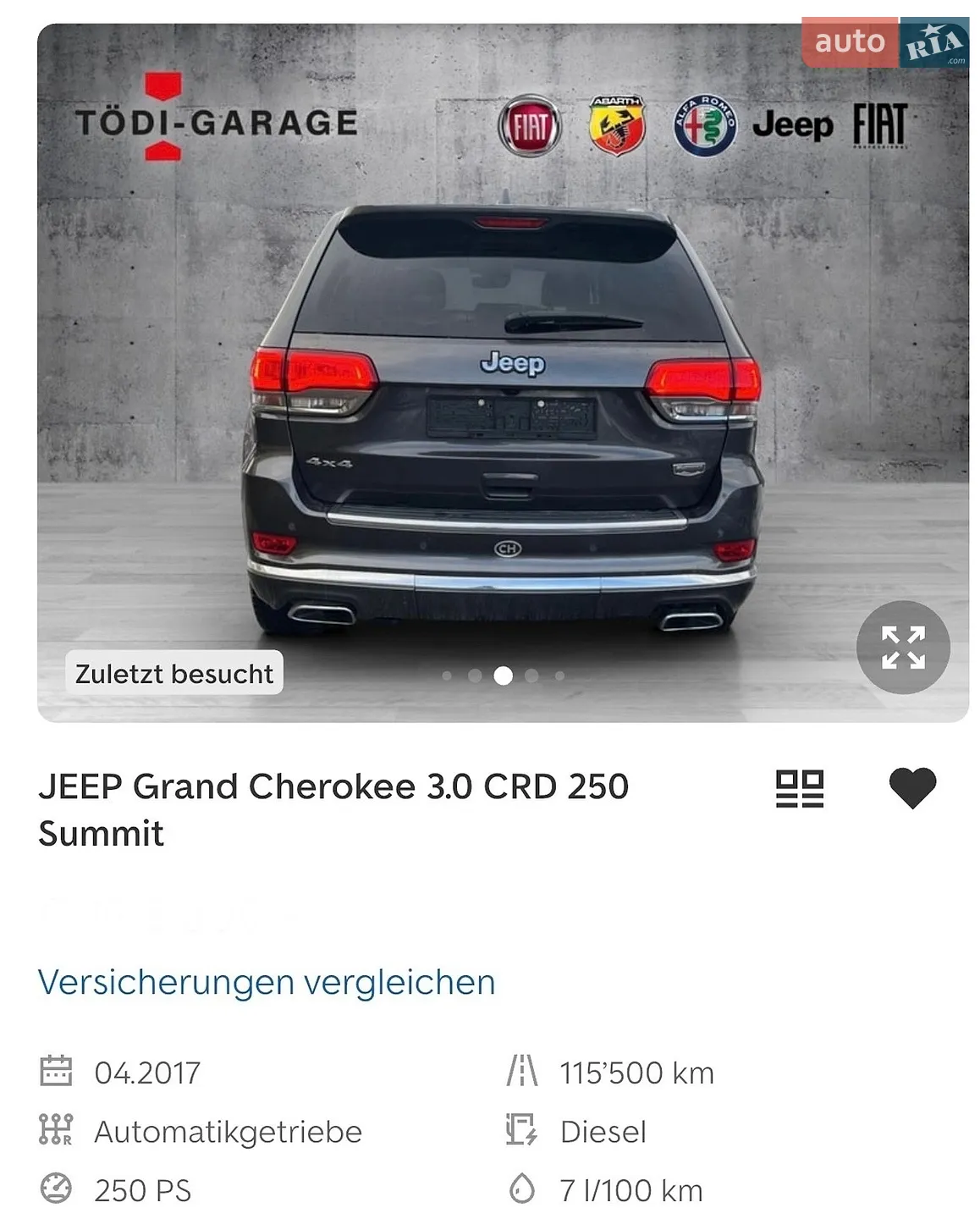 2017 Jeep Grand Cherokee - мініатюра 266